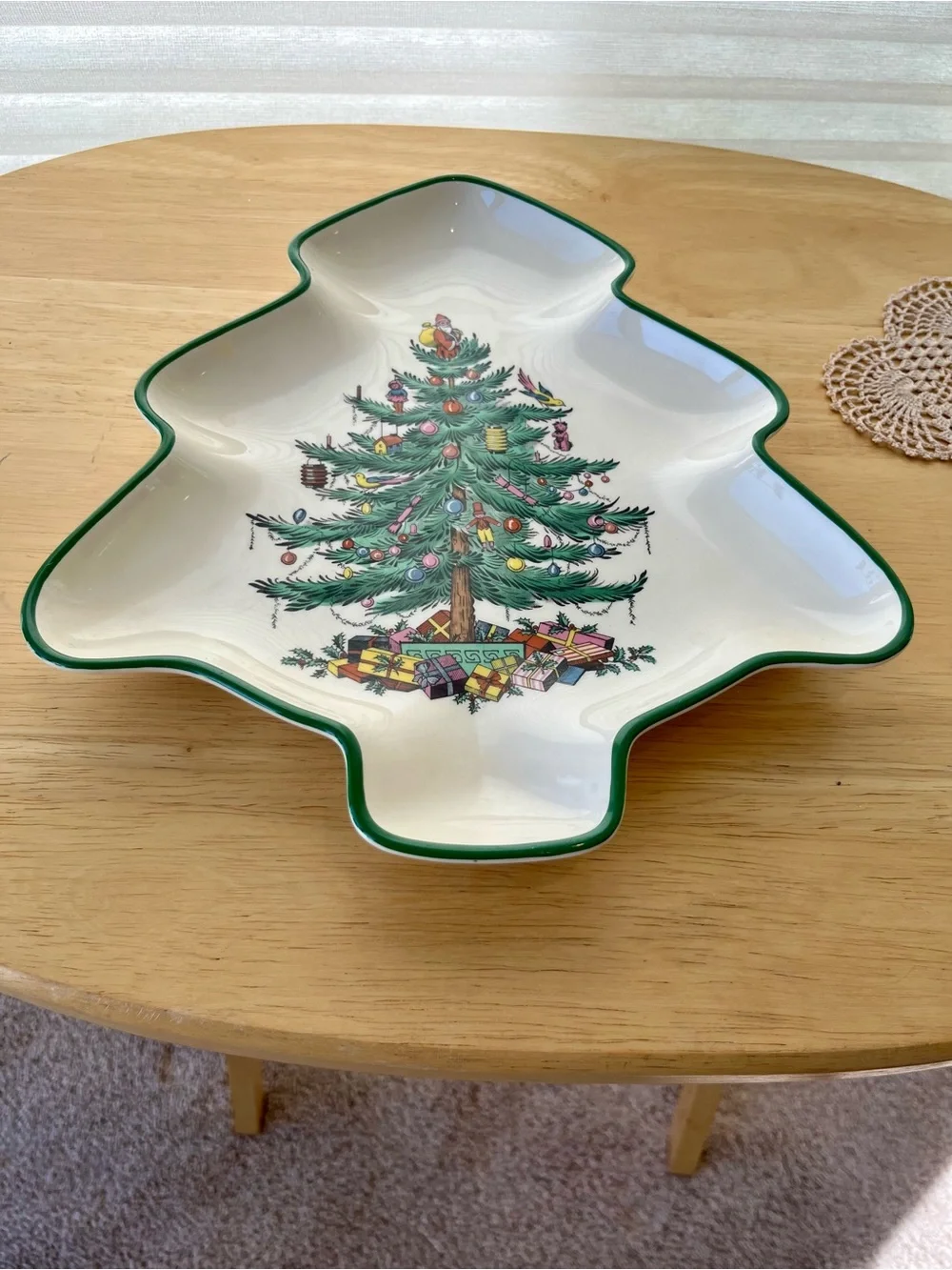 Vintage Spode Christmas Tree Dish